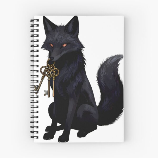 Item preview, Gothic Shadow Fox Threshold Warden designed and sold by IllumeInk.