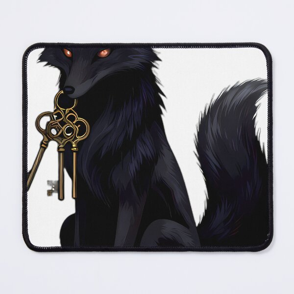 Item preview, Gothic Shadow Fox Threshold Warden designed and sold by IllumeInk.