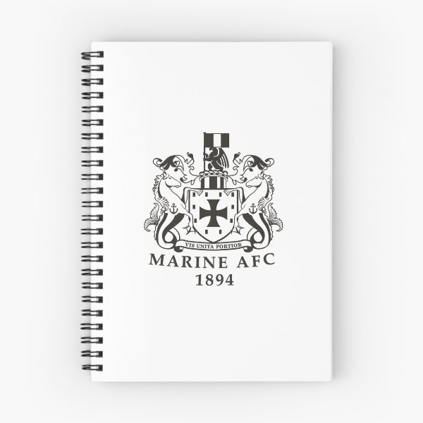 Item preview, Title: Marine AFC Football Club Crest Logo designed and sold by gaby5.