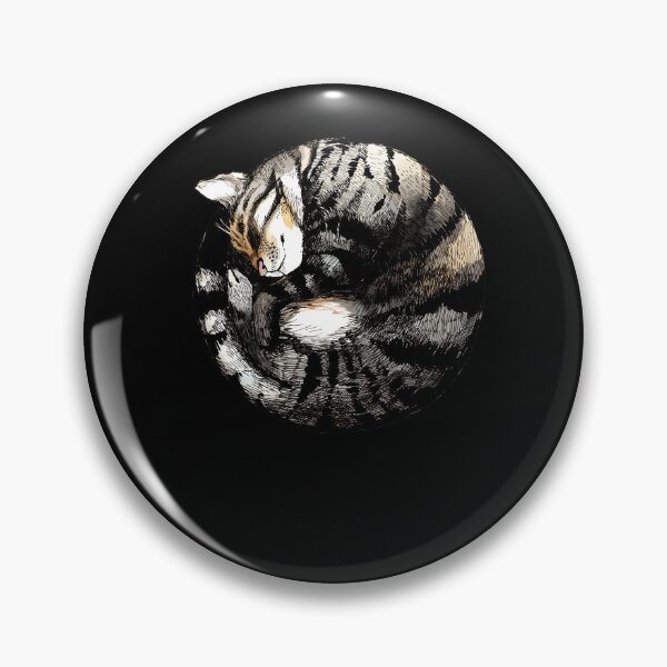 Item preview, Tranquil Cat Sleeps In A Circle designed and sold by courcyhylan.