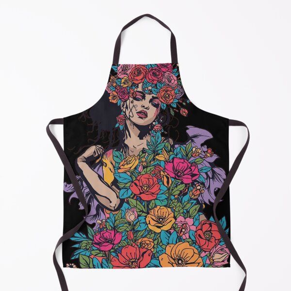 Item preview, Floral Dream Woman: Dark Botanical Goddess designed and sold by  Mythical Entanglement.