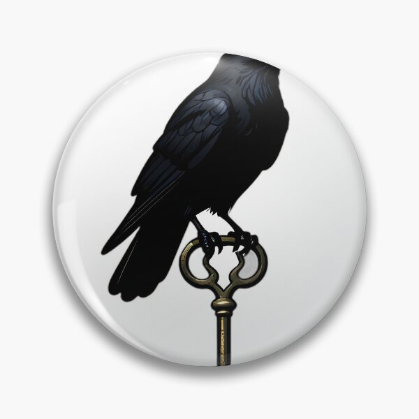 Item preview, Gothic Crow Cemetery Gatekeeper designed and sold by IllumeInk.