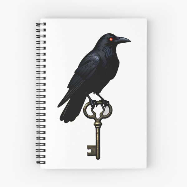 Item preview, Gothic Crow Cemetery Gatekeeper designed and sold by IllumeInk.