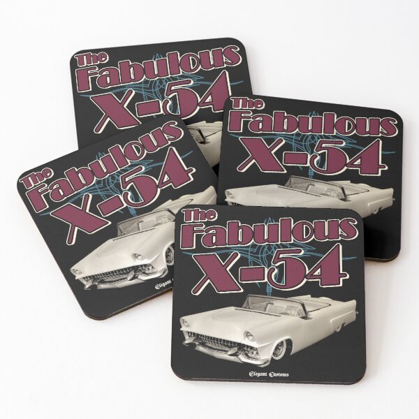 Item preview, 1954 The Fabulous X-54 with text - Lowrider, Kustom, Hot Rod, Muscle Car designed and sold by Elegant Customs.