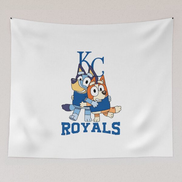 Aperçu de l'œuvre Les Royals de Kansas City accueillent Bluey Bingo créée et vendue par PlayfuCritters.