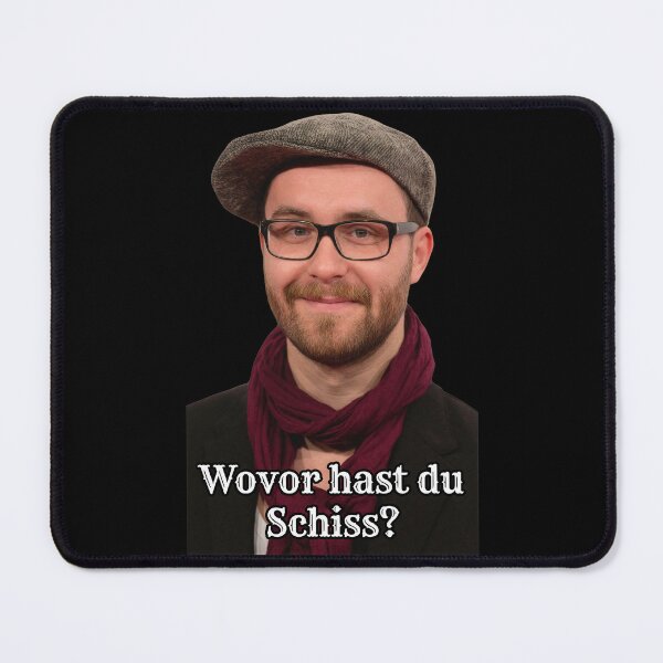 Item preview, Wovor Hast Du Schiss German Quote Portrait designed and sold by ETHMCLEISTER.
