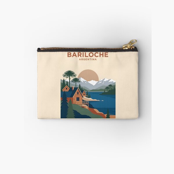 Item preview, Bariloche Argentina Vintage Travel Poster - Minimalist Patagonia Art Print designed and sold by DuckOddity.