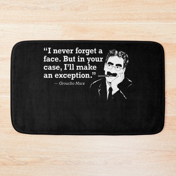 Item preview, Groucho Quote Vintage Marx Brothers Black And White designed and sold by BostickirisArts.