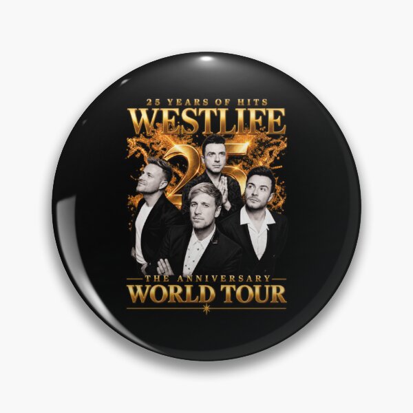 Item preview, 25 anniversary 2026 timeless pop music, westlife 2026 designed and sold by CarlDMoaning0.