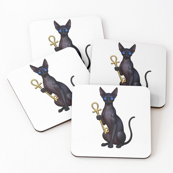 Item preview, Gothic Sphinx Cat Arcane Key designed and sold by IllumeInk.