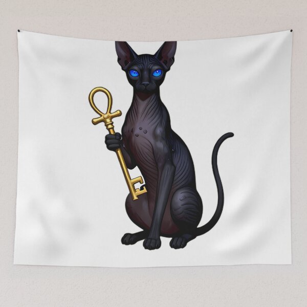 Item preview, Gothic Sphinx Cat Arcane Key designed and sold by IllumeInk.