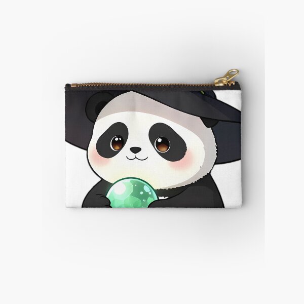 Item preview, Cute Baby Panda Apprentice Witch with Glowing Crystal Ball designed and sold by pumsquare.