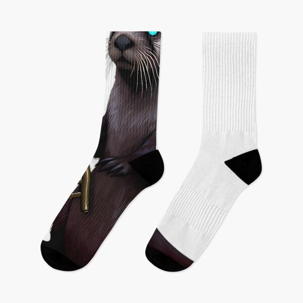 Item preview, Gothic Otter River Gatekeeper designed and sold by IllumeInk.