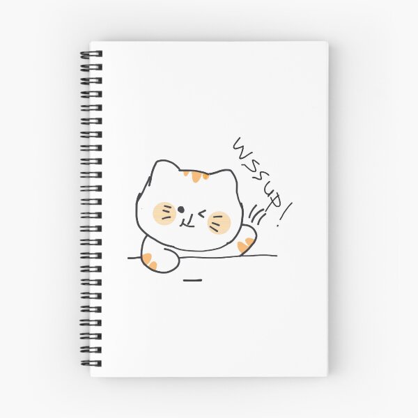 Item preview, Wssup Kitty Funny Cute Chibi Peek Kitten Graphic designed and sold by 22ndOfOctoberr.