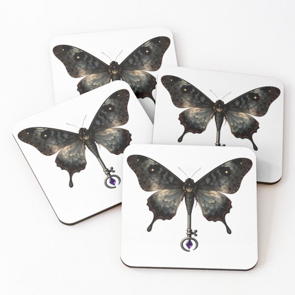 Item preview, Gothic Luna Moth Dreamgate Key designed and sold by IllumeInk.