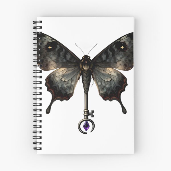 Item preview, Gothic Luna Moth Dreamgate Key designed and sold by IllumeInk.