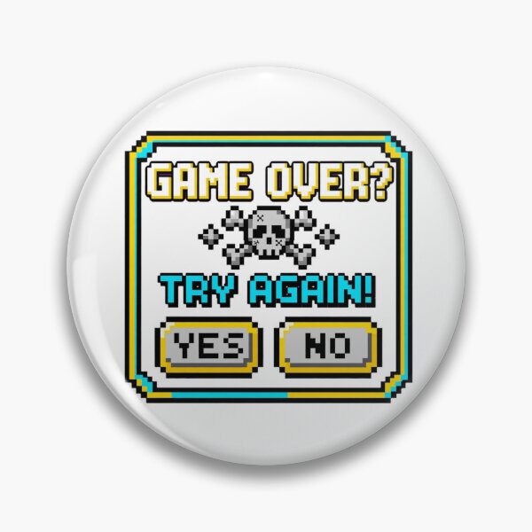 Item preview, Game Over designed and sold by GeeklyShirts.