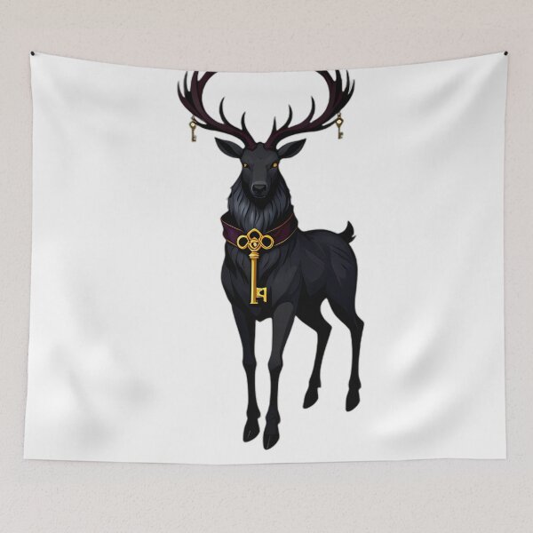 Item preview, Gothic Stag Forest Gatekeeper designed and sold by IllumeInk.