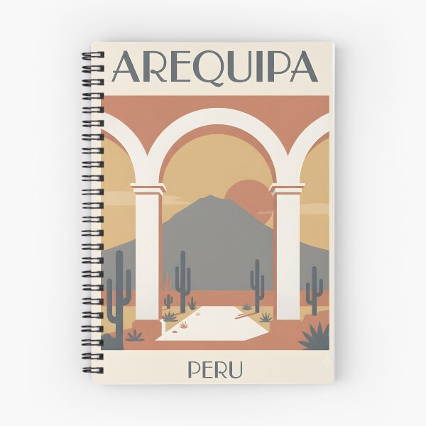 Item preview, Arequipa Peru Vintage Travel Poster - White City Art Print designed and sold by DuckOddity.
