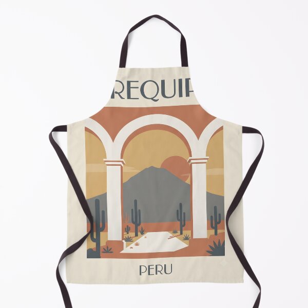 Item preview, Arequipa Peru Vintage Travel Poster - White City Art Print designed and sold by DuckOddity.