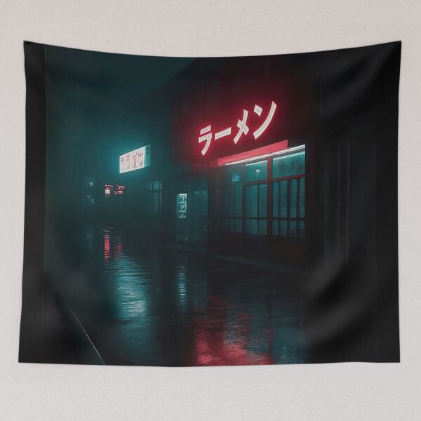Item preview, Tokyo Ramen - Neon Japan Night Vintage designed and sold by DoraClower.