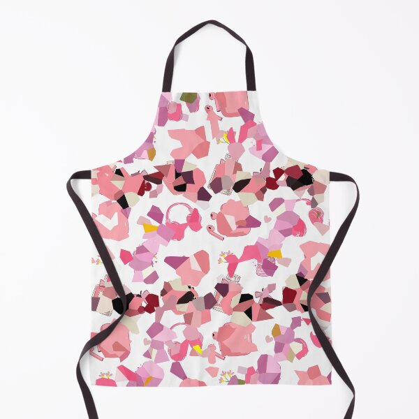 Item preview, Abstract Pink Collaged Elements Seamless Pattern on Black Background designed and sold by Manyart13031992.