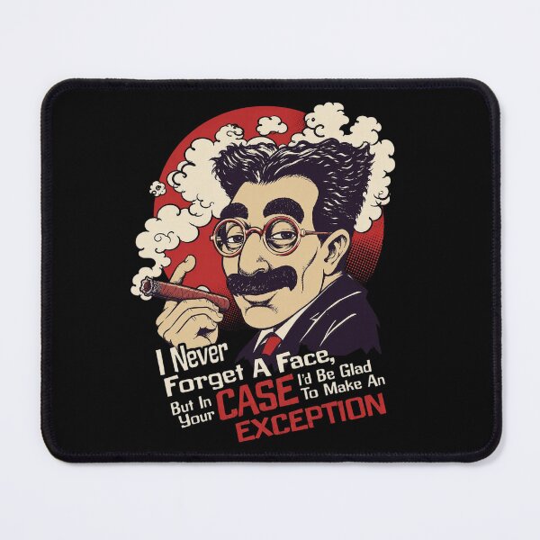 Item preview, Groucho Marx I Never Forget A Face Retro designed and sold by BostickirisArts.