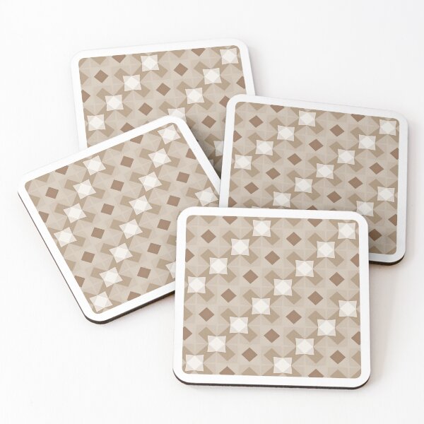 Item preview, Geometric pattern features interlocking diamond shapes designed and sold by PenguinWinter.