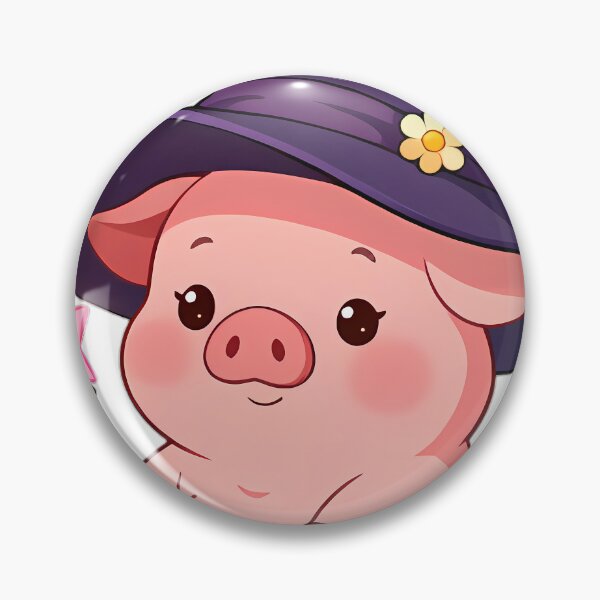 Item preview, Lindo cerdito aprendiz de bruja con varita de estrella brillante designed and sold by pumsquare.