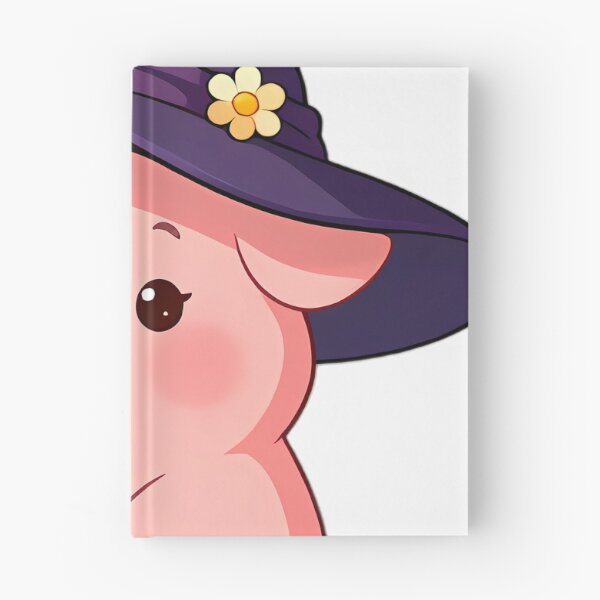 Item preview, Cute Baby Piglet Apprentice Witch with Glowing Star Wand designed and sold by pumsquare.