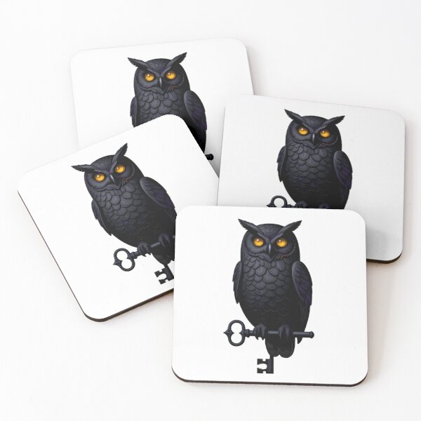 Item preview, Gothic Horned Owl Tower Keeper designed and sold by IllumeInk.