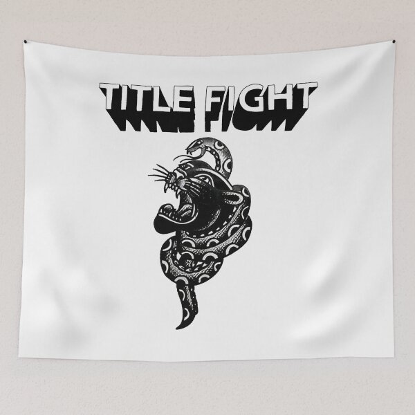 Item preview, Title Fight Band Floral Green Devil Panther designed and sold by digm010.
