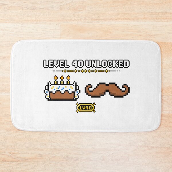 Item preview, Level 40 Unlocked - Gamer Birthday Shirt designed and sold by GeeklyShirts.