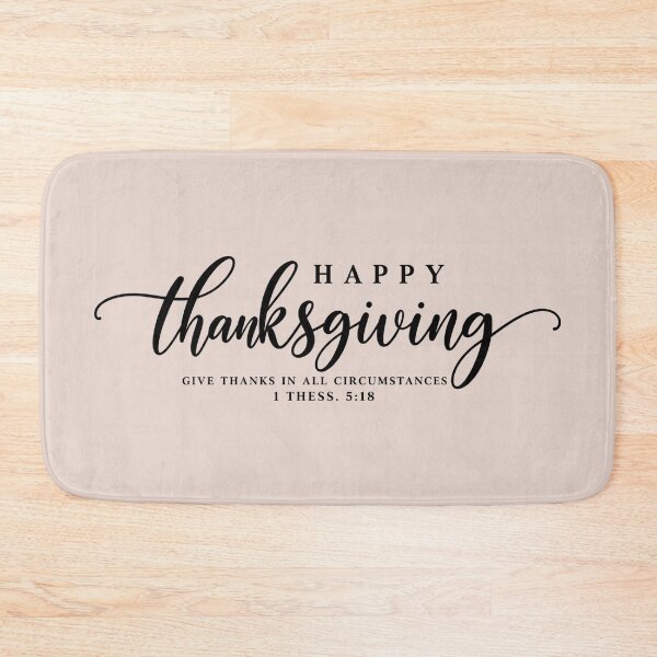Item preview, Happy Thanksgiving – Give Thanks in All Circumstances designed and sold by HO•Designs.