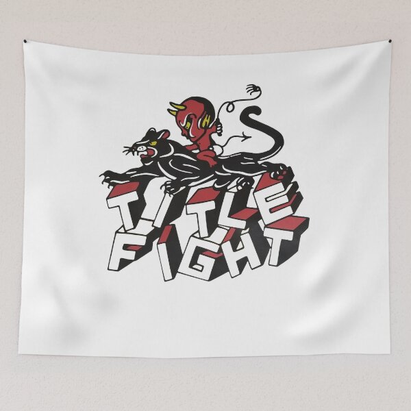 Item preview, Title Fight Band Floral Green Devil Panther designed and sold by digm010.
