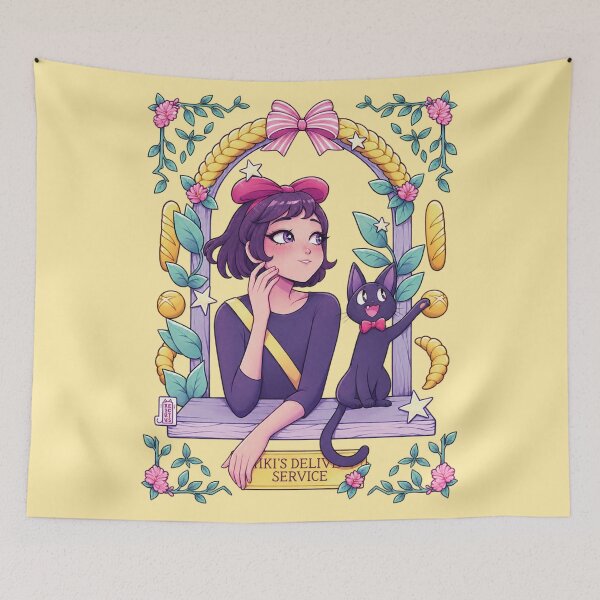 Item preview, Kiki and her cat Jiji designed and sold by JarquinDD.