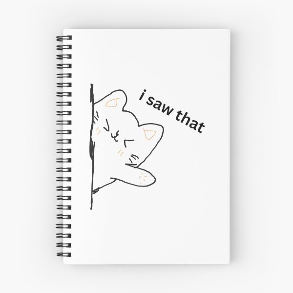 Item preview, I Saw That Funny Creepy Peeking Cat Graphic Art designed and sold by 22ndOfOctoberr.