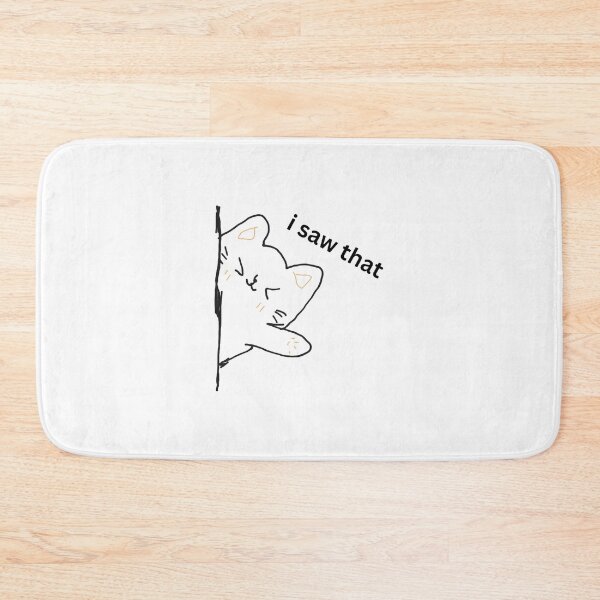 Item preview, I Saw That Funny Creepy Peeking Cat Graphic Art designed and sold by 22ndOfOctoberr.