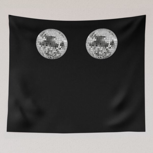 Item preview, Disco Ball Bikini Bra Cute 90s Disco Ball Graphics designed and sold by AmberWild.