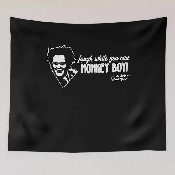 Item preview, Laugh While You Can Monkey Boy Retro 80s Cult Movie Quote Design designed and sold by Fatherday.