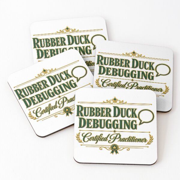 Artikelvorschau, Rubber Duck Debugging Certified Practitioner Funny Dev entworfen und verkauft von ys96.