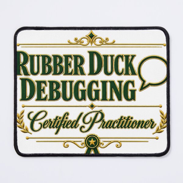 Item preview, Rubber Duck Debugging Certified Practitioner Funny Dev designed and sold by ys96.