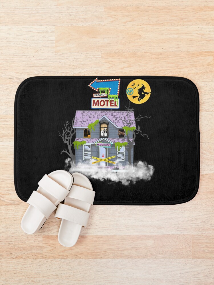 Thumbnail 1 of 6, Bath Mat, Dead Innside designed and sold by AmberWild.