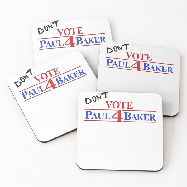Item preview, Don't Vote 4 Paul Baker Funny Campaign designed and sold by AmberWild.