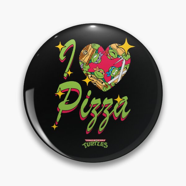 Item preview, Mutant Ninja Reptiles I Heart Pizza Turtle Love designed and sold by yakima-deona.