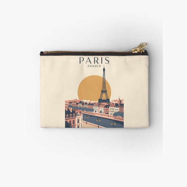 Item preview, Paris France Vintage Travel Poster - Minimalist Eiffel Tower Art Print designed and sold by DuckOddity.