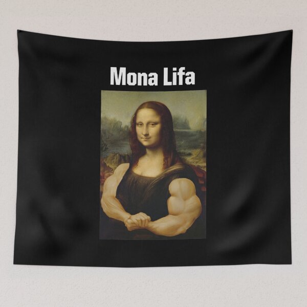Item preview, Mona Lifta Bodybuilder Art Parody Gym Wear designed and sold by EmilianoBogan.