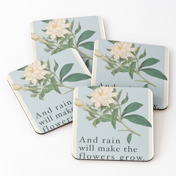 Item preview, Rain Will Make The Flowers Grow - Les Miserables Quote Boxy designed and sold by Knovva.