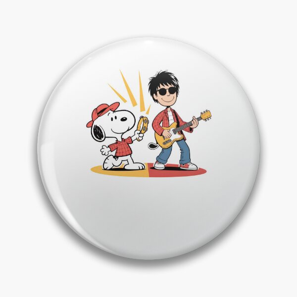 Item preview, Snoopy Rock Band Guitar Tambourine designed and sold by fizzstocmathepa.