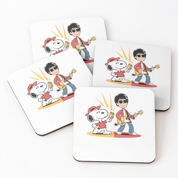 Item preview, Snoopy Rock Band Guitar Tambourine designed and sold by fizzstocmathepa.